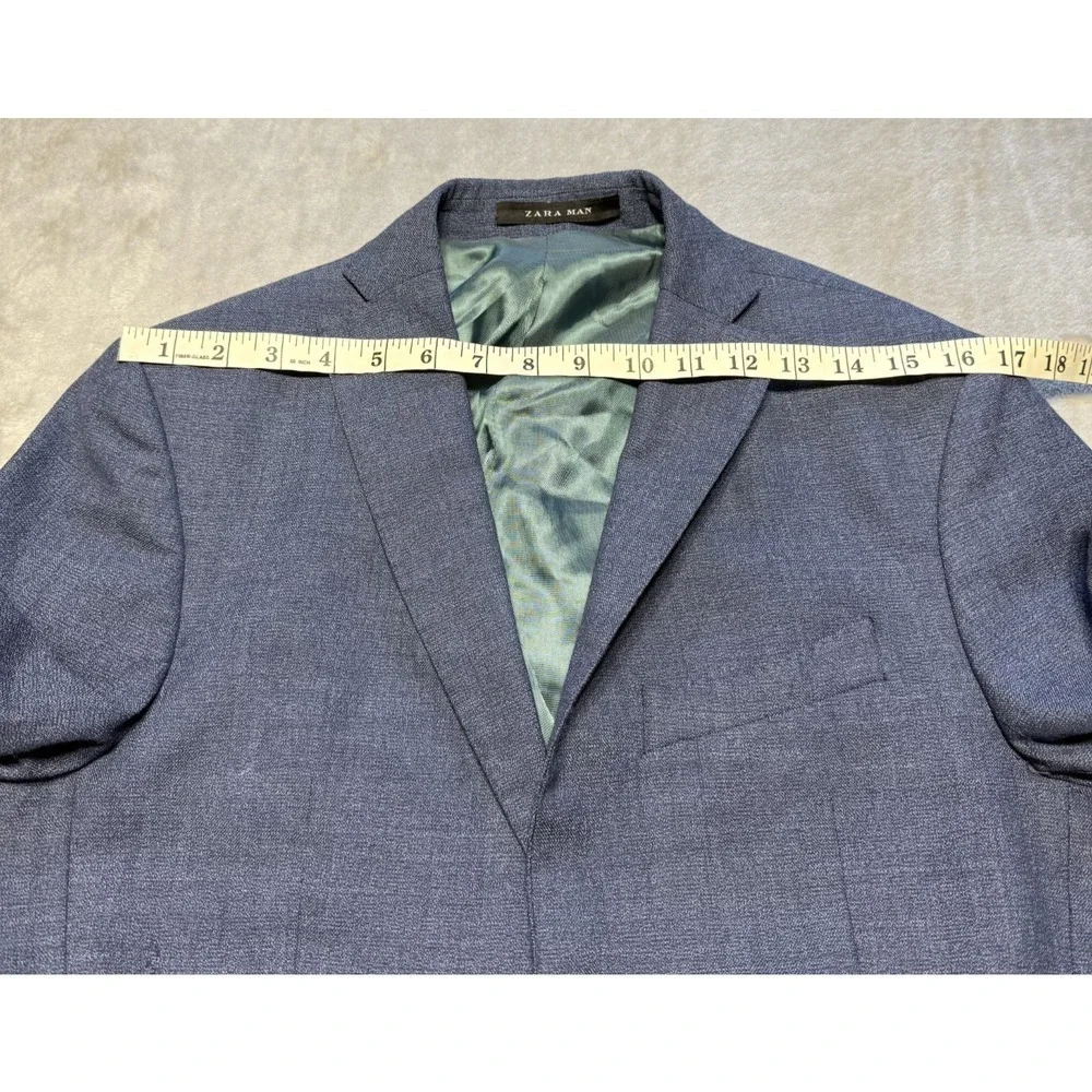 Zara Man Mens Blazer Size 38 Double Button Semi Formal Office Preppy Classic